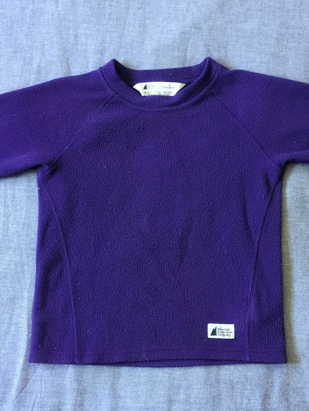Mountain Hardwear Kids Purple Fleece Crew Pullover